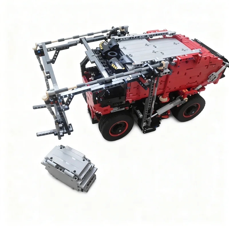 3038pcs MOC Model C Garbage Truck Model Building Blocks Architecture Brick Assemble Idea Birthday Creative Christmas Gifts Toy