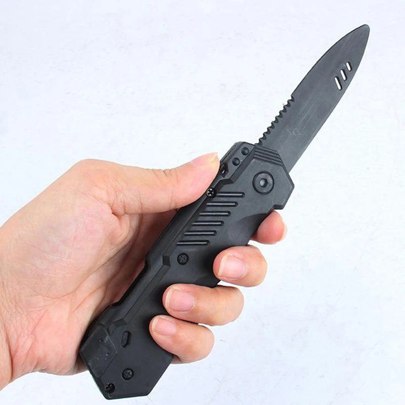 1pc Trick Dagger Knife Retractable SLIDE IN Blade Fun Joke Prank Halloween Prop Fake Gag Toys 20cm Hot Selling