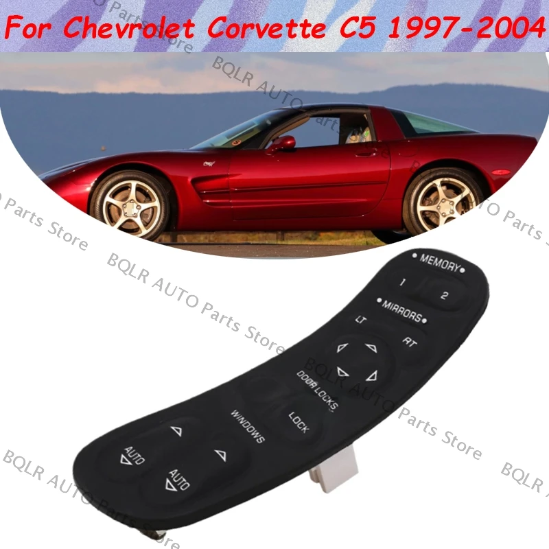 

Для Chevrolet Corvette C5 1997 1998 1999 2000 2001 2002 2003 2004 19209381 Новый передний левый переключатель стеклоподъемника со стороны водителя