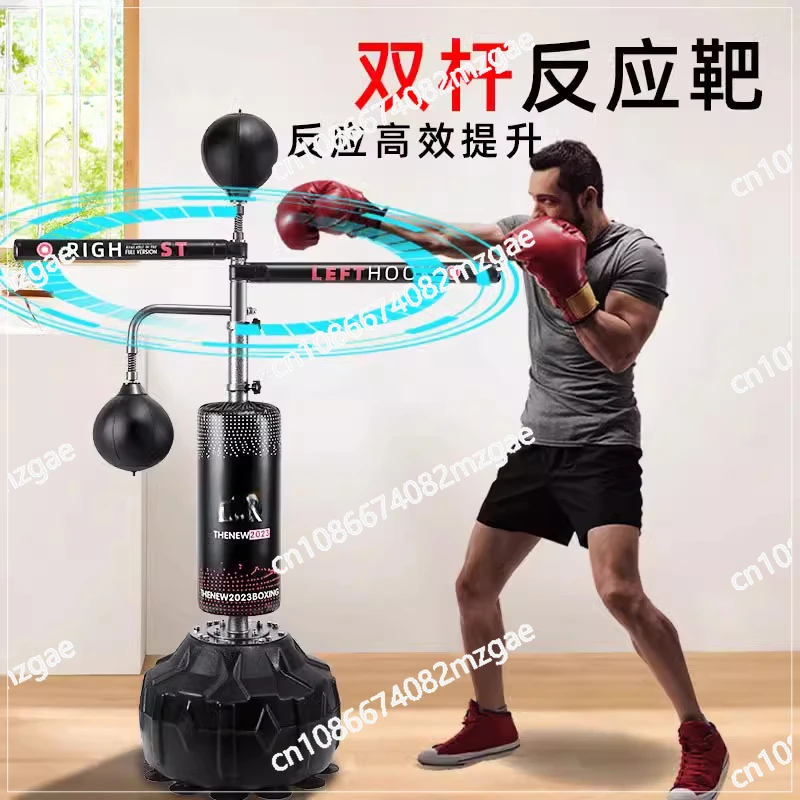 Boxing Training Equipment for Home Use, Vertical Rotating Sandbags, Dodging Speed Balls, Parallel Bars, Reaction Targets