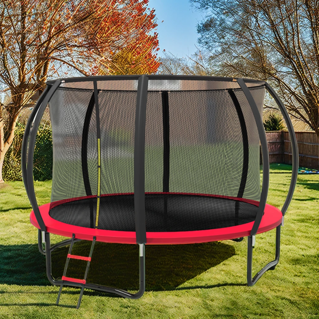 

Zoshine Premium Outdoor Bouncy Trampoline with Safety Net Sturdy Frame for Kids and Adults Jump Trampoline for Body Building