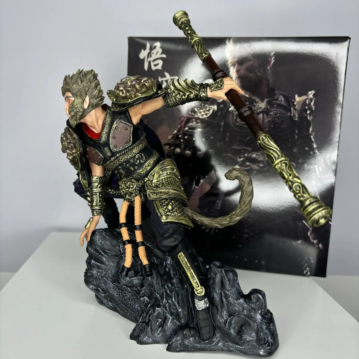 23cm Black Myth:Wukong Figures Wukong Anime Figure Pvc Gk Statue Models Dolls Collection Room Decoration High Quality Toys Gifts