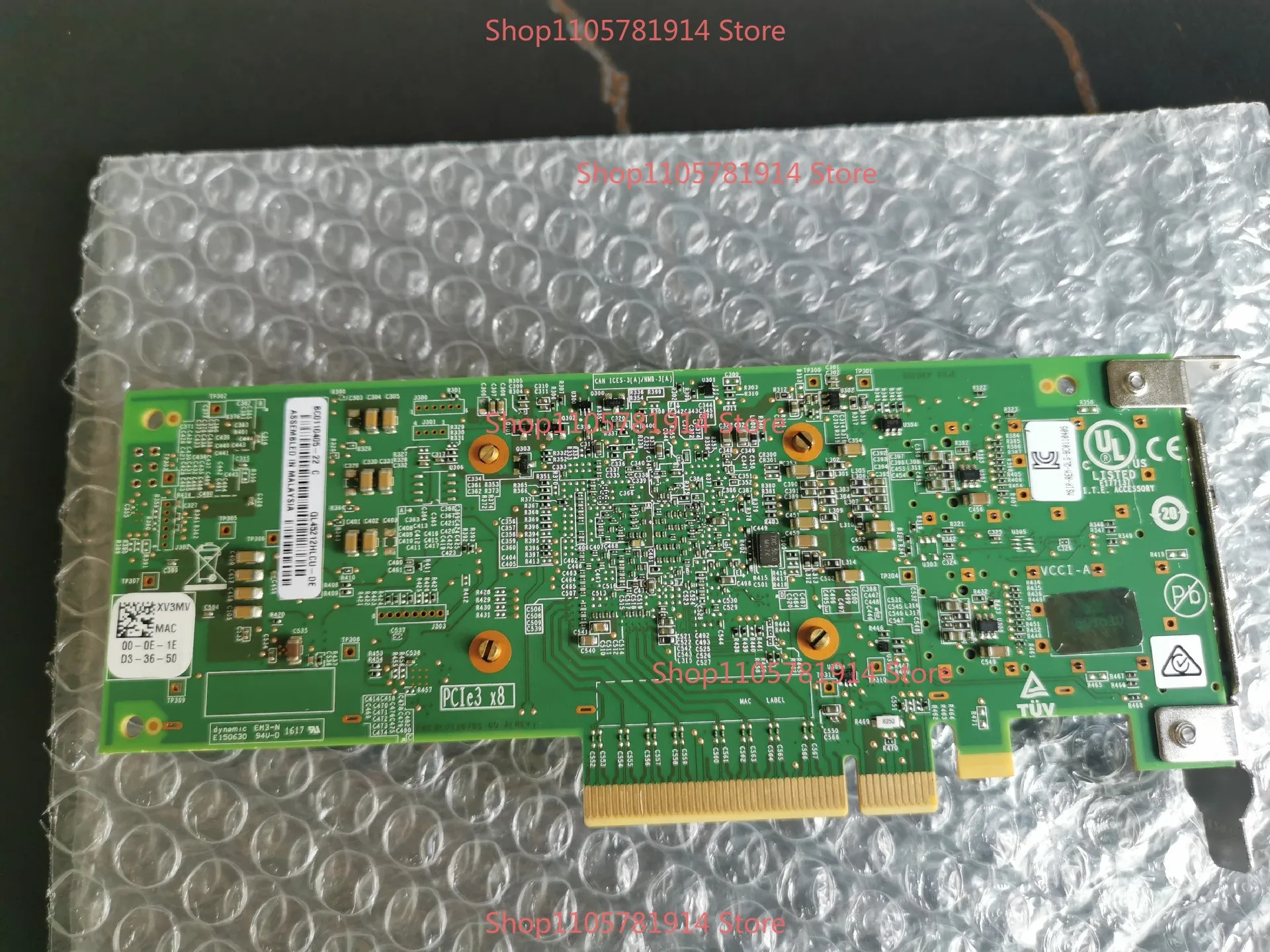 For DELL QLOGIC QL45212HLCU 25GB PCIE XV3MV 0XV3MV Network Interface Card