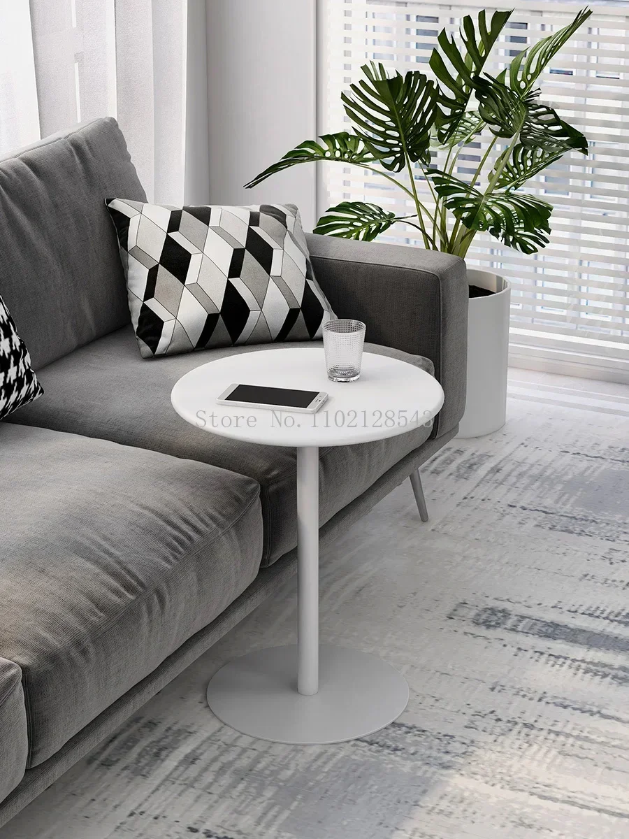Mesa de centro pequeña nórdica, Mini mesita de noche sencilla y moderna para dormitorio, sala de estar, sofá esquinero, varias mesas redondas, жур mireль Ramon