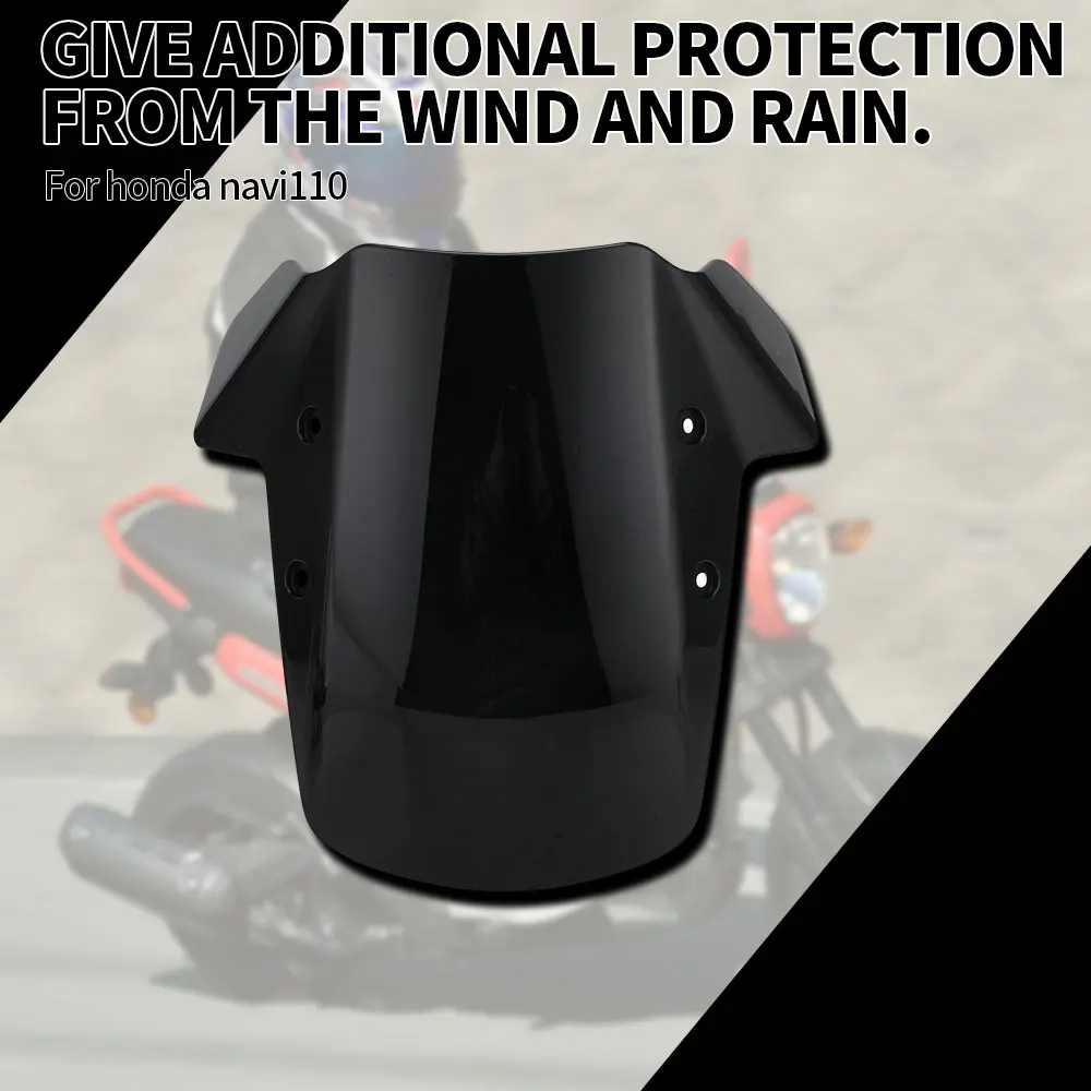 اكسسوارات الدراجات النارية منحرف الرياح الزجاج الأمامي مصدات الرياح لهوندا دريم وينج Navi110 نافي 110 دراجة الجيب البلاستيك
