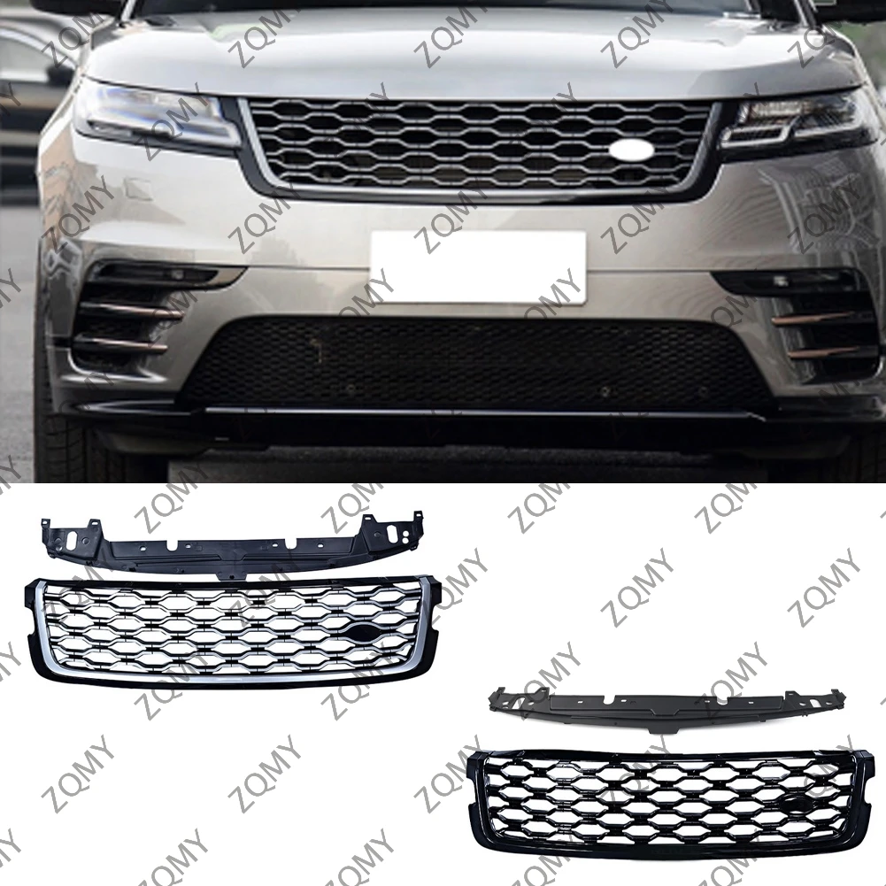 Car Front Bumper Grille Centre Panel Styling Upper Grill For Land Rover Range Rover Velar 2017 2018 2019 2020 2021 2022 2023