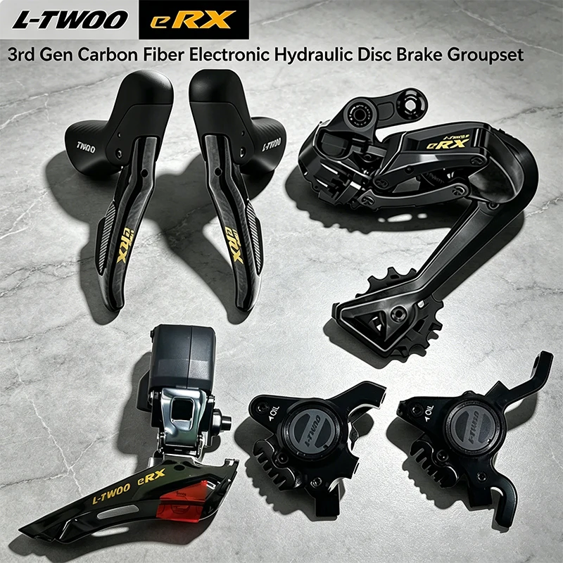 

LTWOO eRX 3rd Gen Wireless Road Bike Groupset Carbon Fiber Shifting System Electronic Derailleur Kit