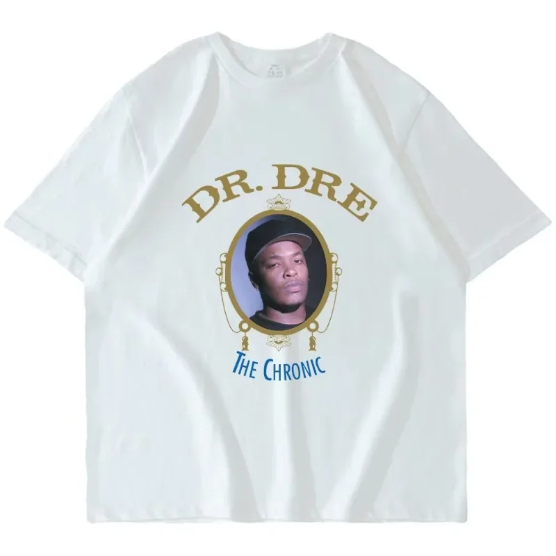 Gran oferta de ropa Popular de Dr Dre The Chronic, ropa de Cosplay, ropa de calle, camisetas de manga corta, camiseta de algodón Hip-pop para hombre 2025