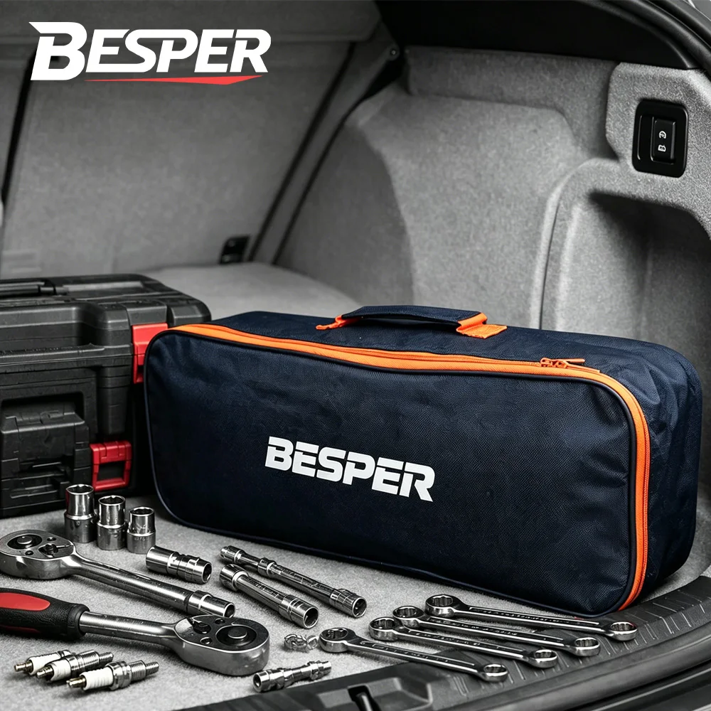 Tool Bag, Waterproof Oxford Bag, Multiple Purpose-Tool Organizers and Storage, Small Metal Tools Bags Portable Zipper Tool Pouch