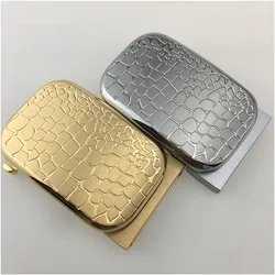 35mm Solid Brass Belt Buckles Men Brushed Metal Automatic Buckle for 33-35mm Waistband Belts Head DIY Leather Craft Accessories