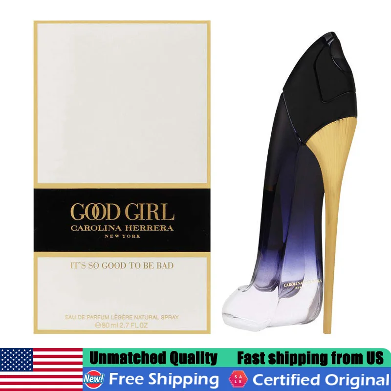 

Original Arabic Perfume Carolina Herrera Good Girl Légère Eau de Parfum Spray 2.7 Oz Light Oriental Floral Women EDP Pheromones Cologne 80ml Long Lasting Louise Turner Fresh Sweet Perfume with Citrus Tuberose Rose Tonka Musk for Everyday Casual Wear