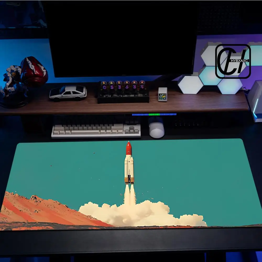 

Anime Space Shuttle XL Mouse Pad Anti-slip Rubber Gaming Keyboard Desk Mats Office Computer Accessories HYBXXC