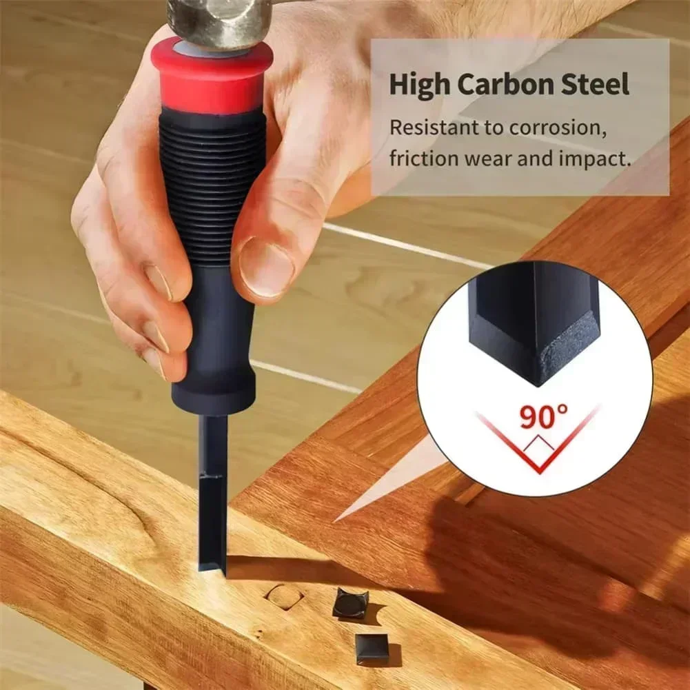 Right-Angle Chisel Woodworking Grooving  Notching Right-Angle Chisel Carpenter's Right Angle Chisel Slotting 8mm/12mm