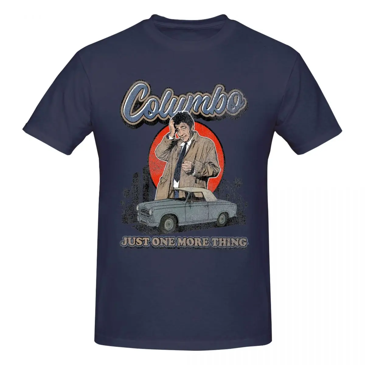 Columbo Detective Worn Out T Shirt for Men 100% Cotton Funny T-Shirt TV Shows Tee Shirt Short Sleeve Tops Birthday Gift