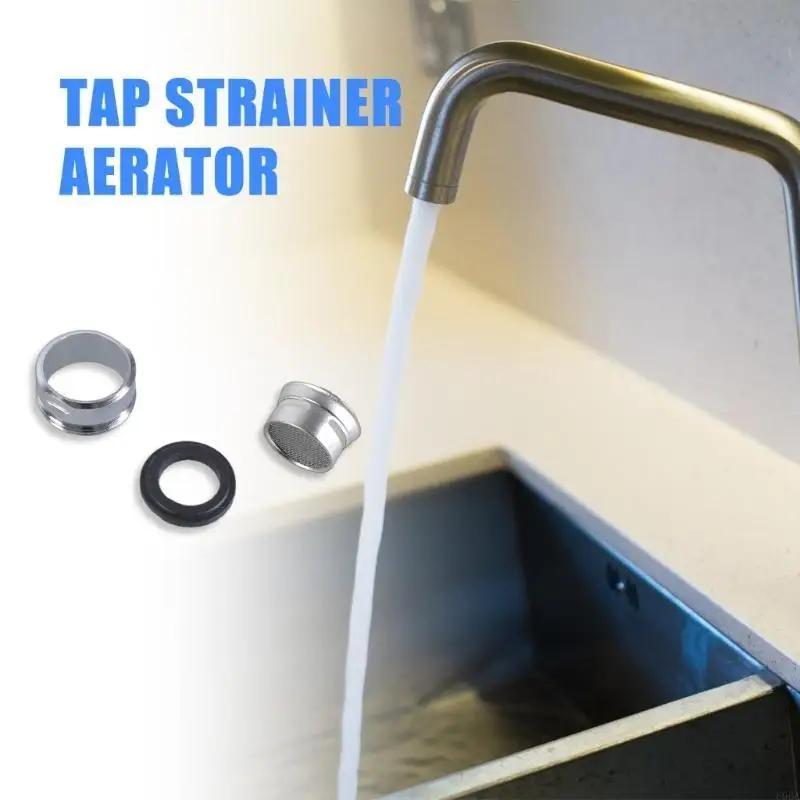  Pack of 3 Stainless Steel Tap Strainers To Reduce Water Impact Daily Use