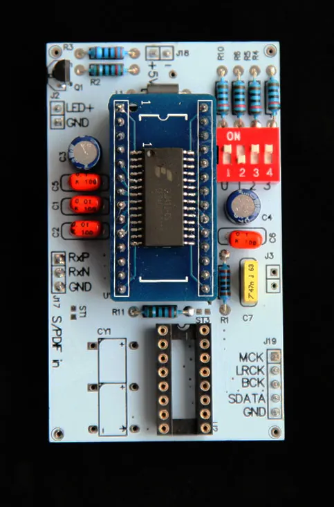 

CS8412 Digital Receiving Board SPDIF Coaxial Receiving Board Coaxial to I2S