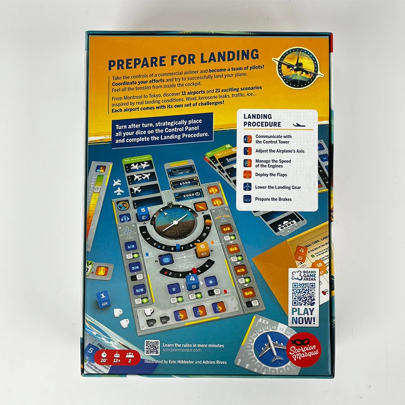 Sky Team Cooperative Dice Game - A Strategic Board Game That Brings Friends Closer for 2 Players