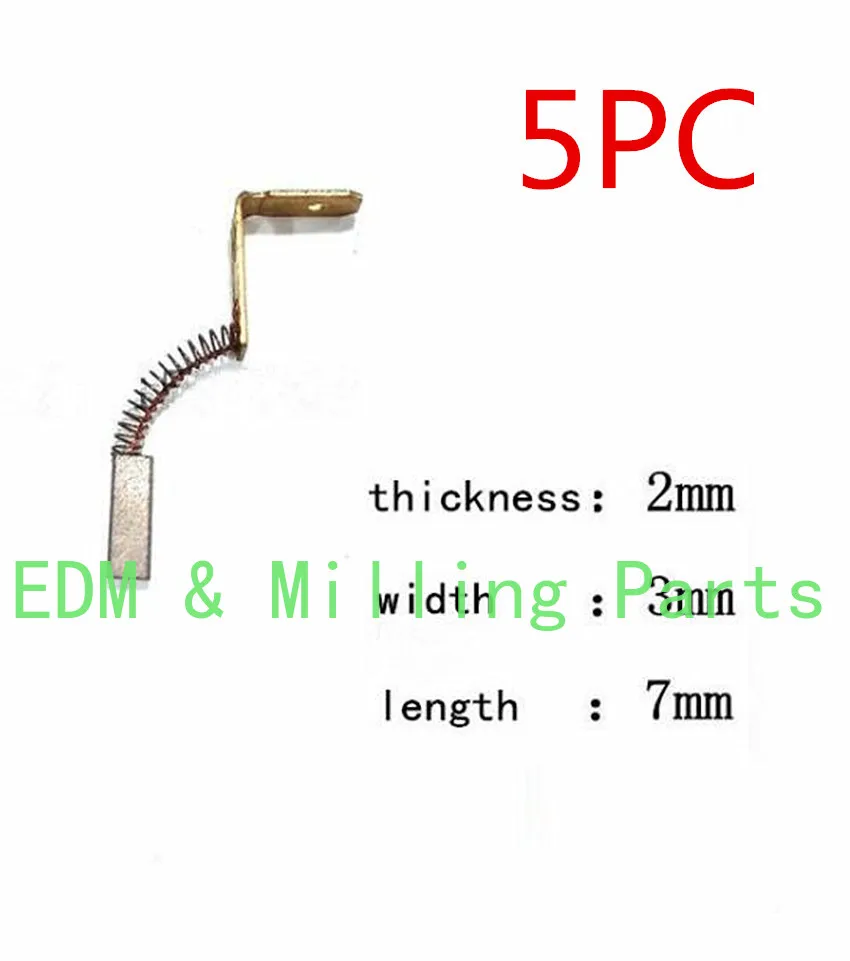 

5PC EDM Wire Low Speed Carbon Brush 2*3*7mm For CNC Charmilles Machine Service