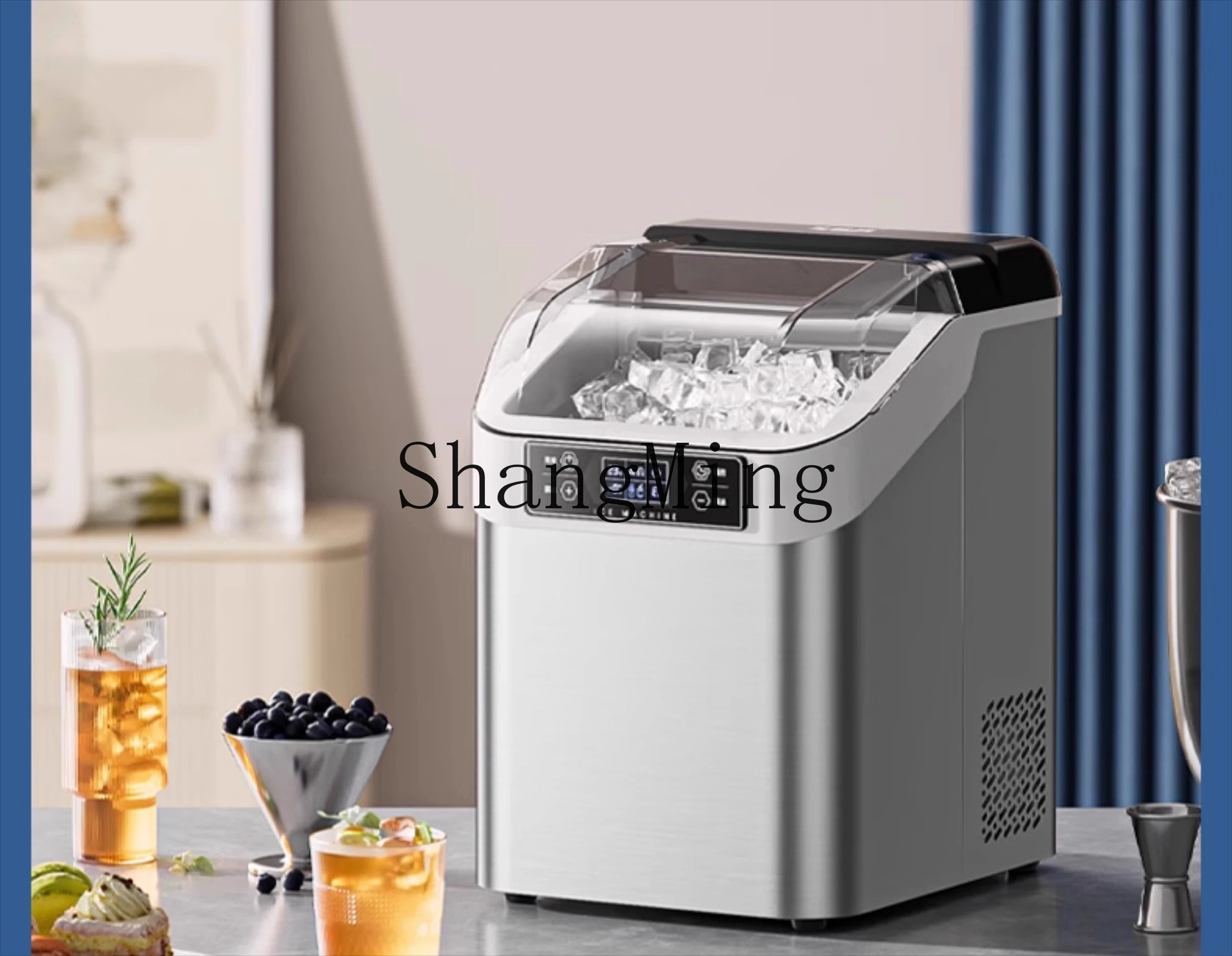 ZYY бытовой небольшой коммерческий настольный квадратный ледяной чайный магазин с молоком чайная комната киоск машина для кубиков льда