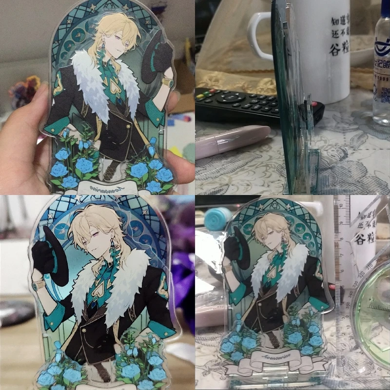 Honkai:Star Rail Stained Windows Acrylic Figure Stand Model Plate DIY Desk Decor Standing Sign Collection Ornament For Fans Gift