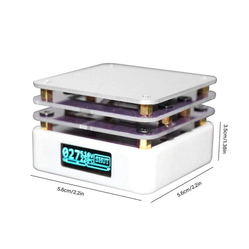 ABPQ-2Pcs 65w mini mesa de aquecimento de temperatura constante pré-aquecedor led lâmpada display refluxo mesa de solda mesa de aquecimento de soldagem