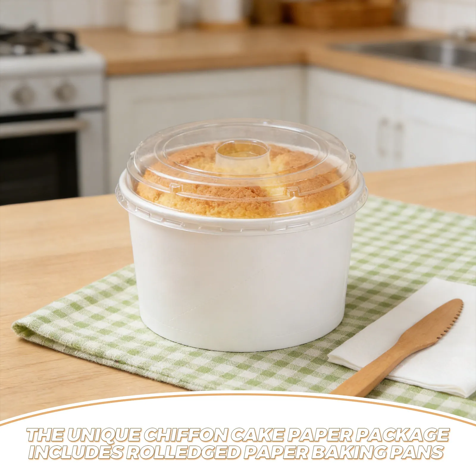 

20 шт. шифоновых коробок для кексов, маленькие круглые бумажные формы для выпечки с крышкой, пищевые контейнеры для кондитерских изделий и десертов