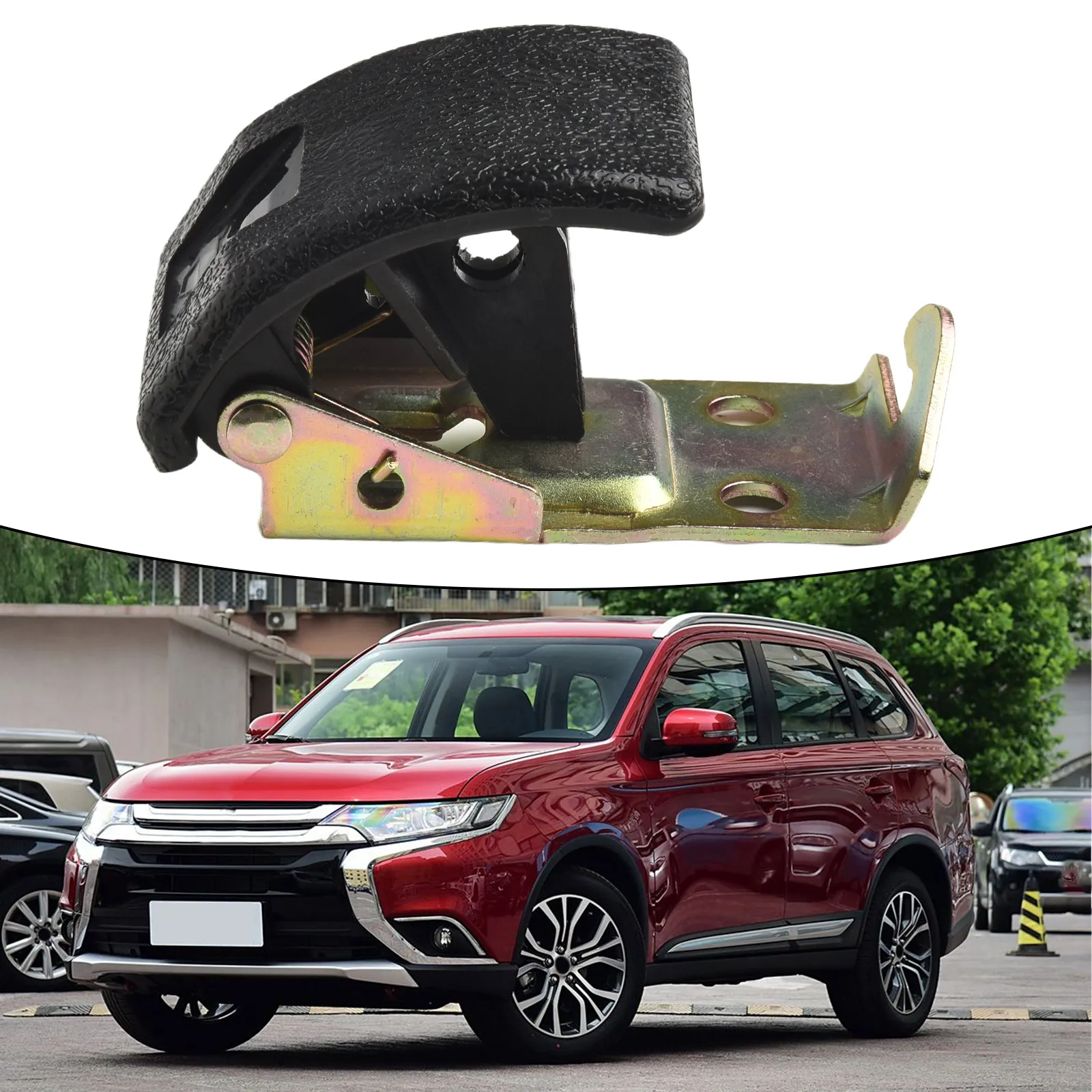 لميتسوبيشي لانسر ولأوتلاندر قفل غطاء محرك السيارة الإصدار مقبض OEM رقم 5910A027XA التثبيت السريع والاستخدام العملي