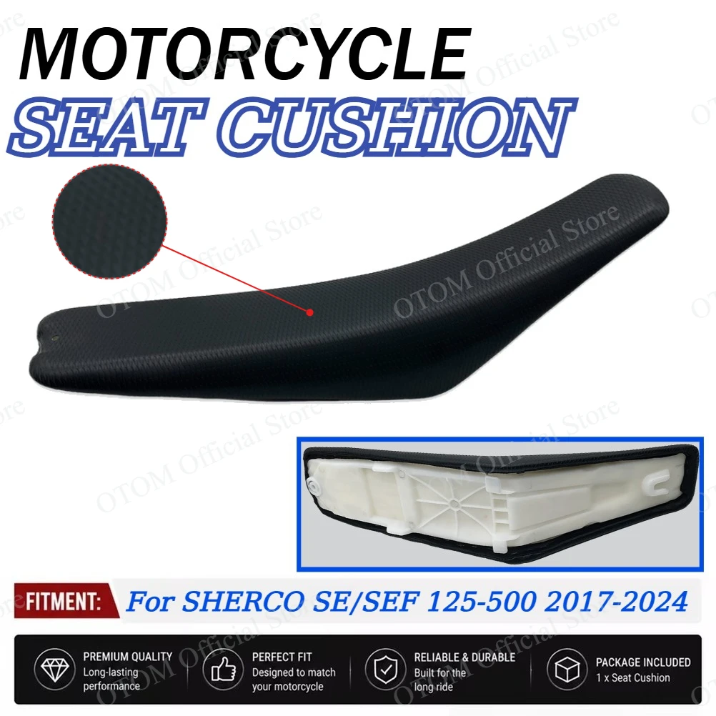 Motorcycle Accessories Standard Seat Cushions Waterproof Anti-slip For SHERCO SE SEF 125 150 300 350 450 500 2017-2024 Dirt Bike