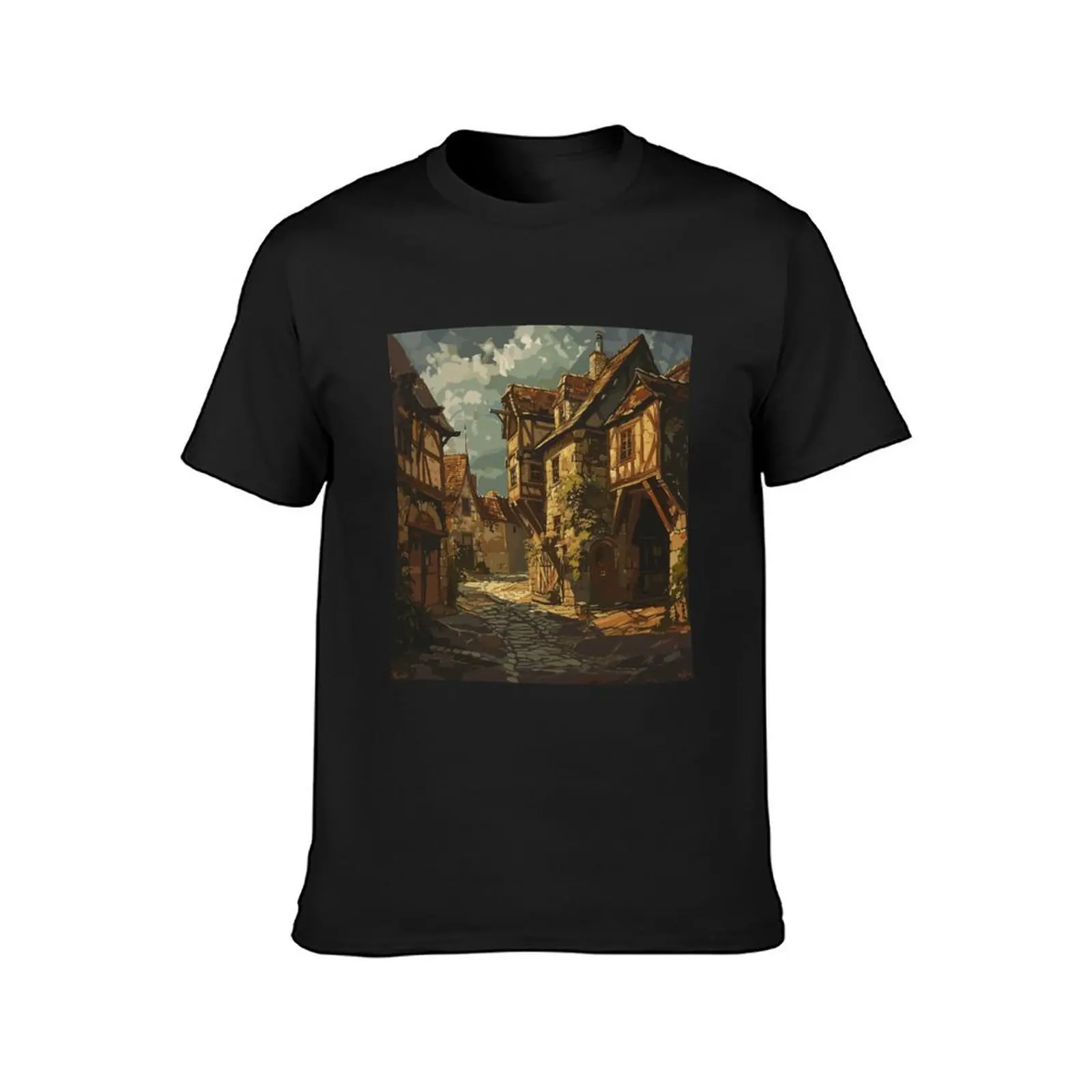 Medieval Architecture T-Shirt hippie clothes funnys fruit of the loom mens t shirts