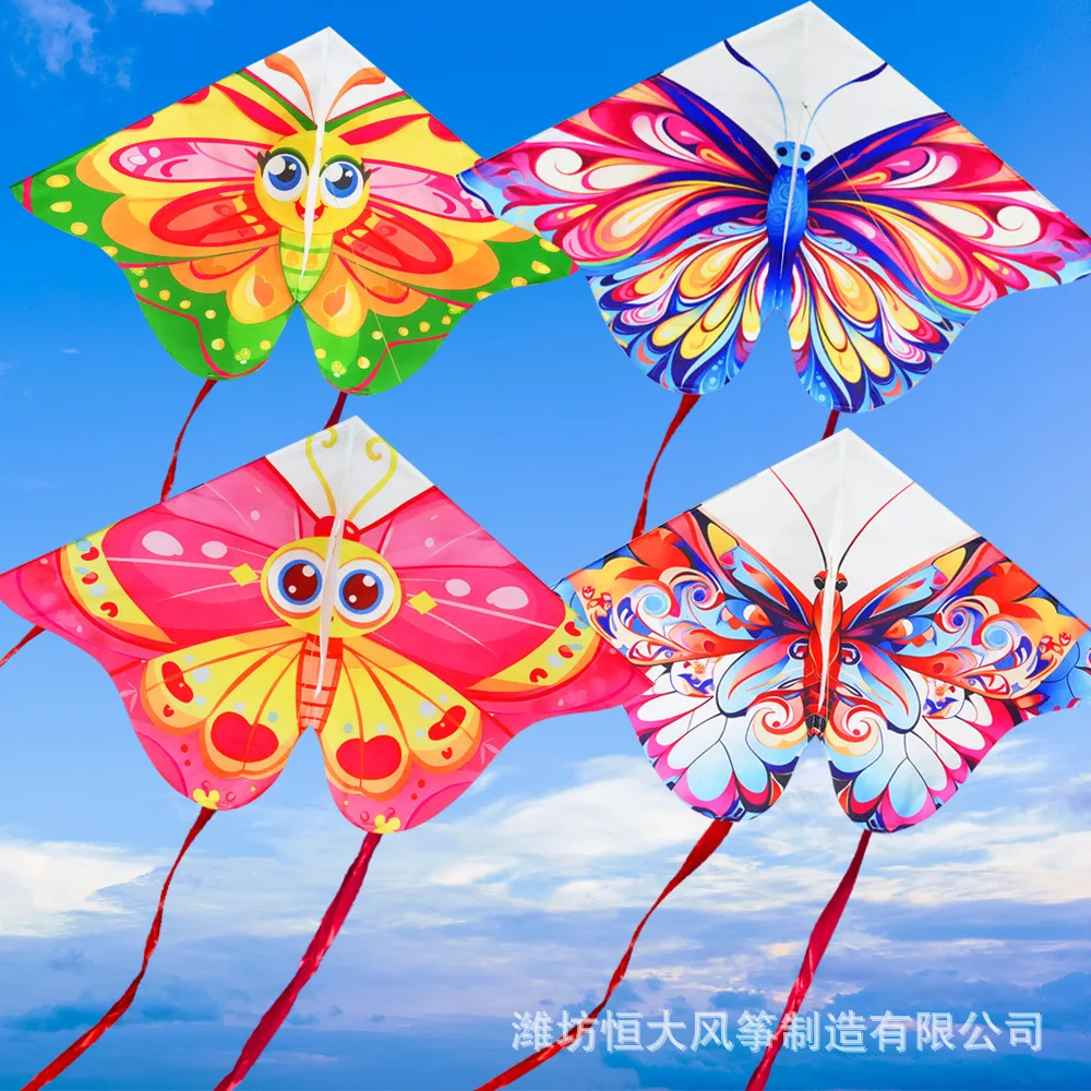 New butterfly kite with 3m tail cartoon easy to fly a variety of patterns