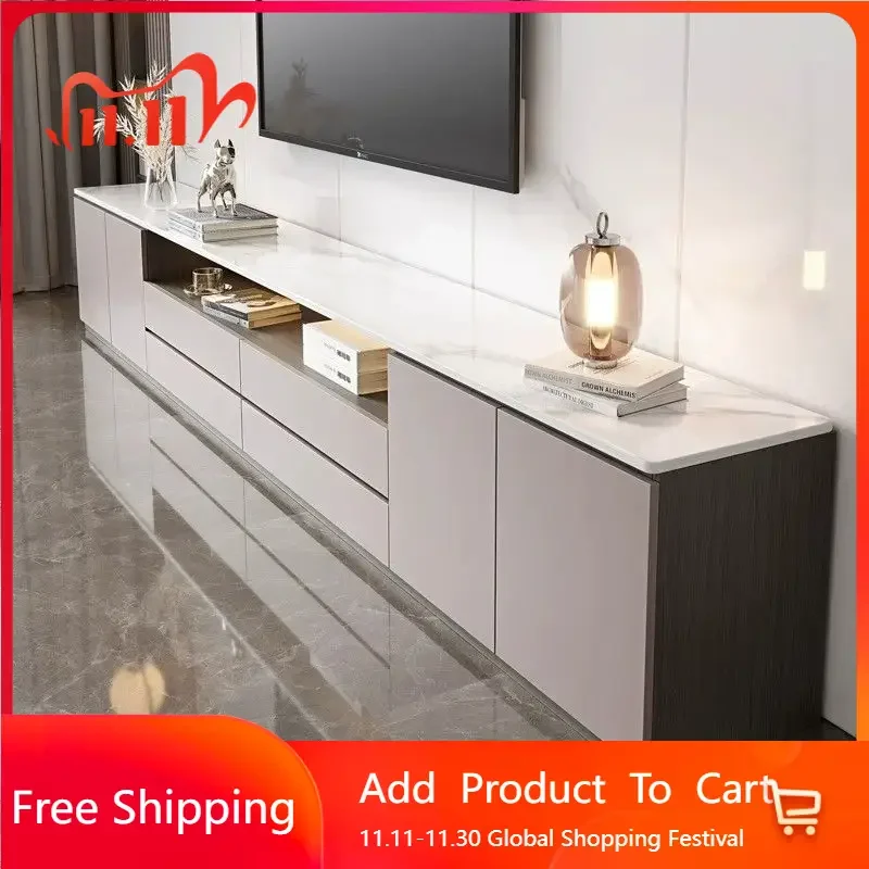 

White Retro Tv Stands Designer Luxury Dressers Console Display Tv Stands Filing Movies Minimalist Wood Archivadores Furniture