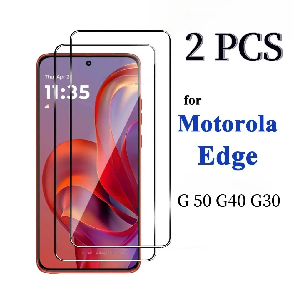 

2 шт. для Motorola Edge 50 Edge 40 Защитная пленка для экрана Закаленное стекло для Edge 30 9H Защитная HD прозрачная защита от царапин
