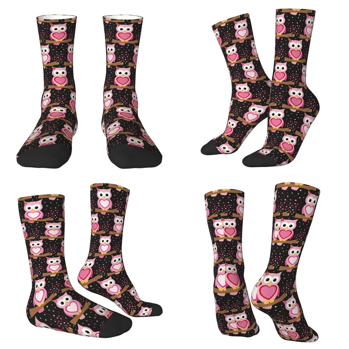Love Owl Pink Socks… - image