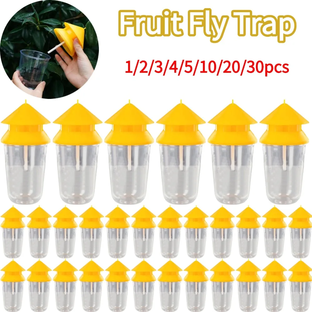Reusable Fly Trap Fruit Fly Catcher Trap Bottle Drosophila Trap Fly Orchard Fruit Catcher Pest Fly Trap Control Insect Product
