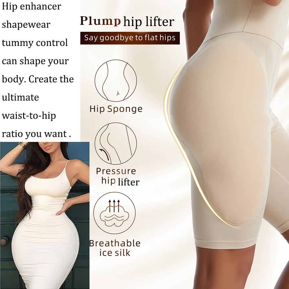 Pants Lifts Buttocks Woman Hip Shapewear Enhancer Panties High Waist Tummy Control Hip Pads Body Shaper Butt Pad Underwear
