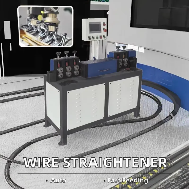 Steel Wire Rebar Processing Equipment Concrete Reinforcement Straightening Cutting Machine Metal Straightening Machinery