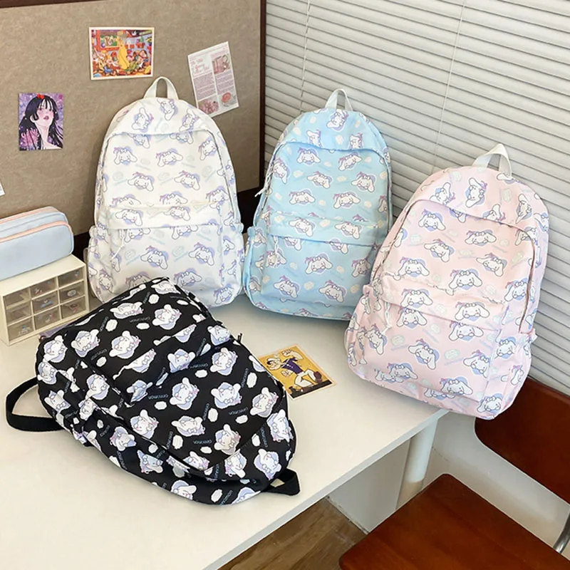 

Sanrio Cinnamoroll Cartoon High Value Backpack Large Capacity Waterproof and Dirt Resistant Fashion Backpack