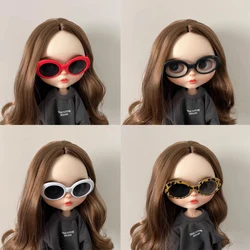 HOUZIWA  Blyth Doll Glasses For 20CM Plush Dolls