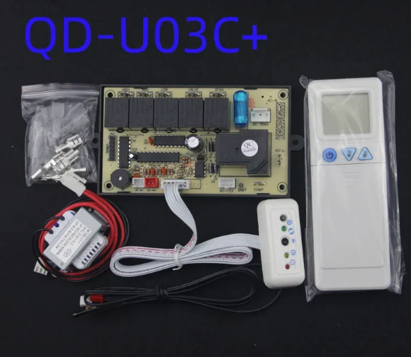 QD-U03C+ Air Conditioner Control Board Universal AC PCB Control Board System Only For Wall-Mounted Air Conditioners
