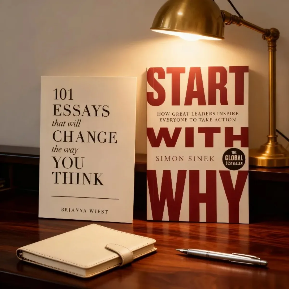 

《101 Essays That Will Change The Way You Think》+《Start with Why》Two Books Set - Thought Shift & Purpose-Driven Start Guide