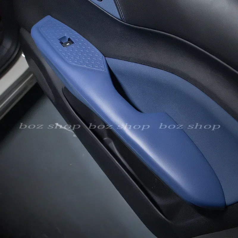 For BYD Seagull Door Armrest Protective Cover Glass Lift Button Panel Handle Decorative Car Interior Accessories