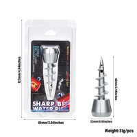Metal Screw Shape Protable 23mm Screw Metal Hookah Water Pipe Head Shisha Tobacco Bowl For Smoking Accessories