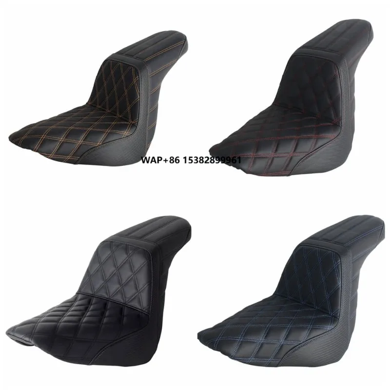 

Comfort Type Seat Cushion Cover Pad W/Seat Fender Washer Nut Kit for Low Rider FLSB FXLR FXLRS FXLRST