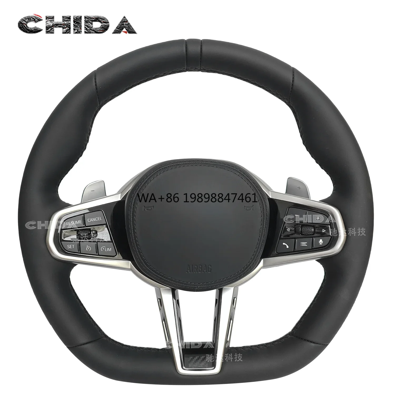 

Upgraded Hand-stitched Leather Steering Wheel for BMWs G11 G30 G31 G32 F32 F36 F18 F15 G30 G20 F90 X3 X4 M5