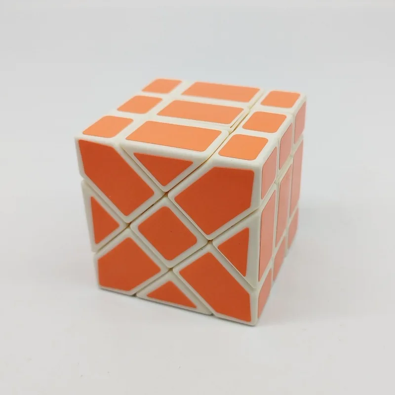 

[Wiadom] Orange Sticker Fishe Cube 3x3 Transformed Cube Puzzle Toy Magic Cube Educational Toys for Early Childhood