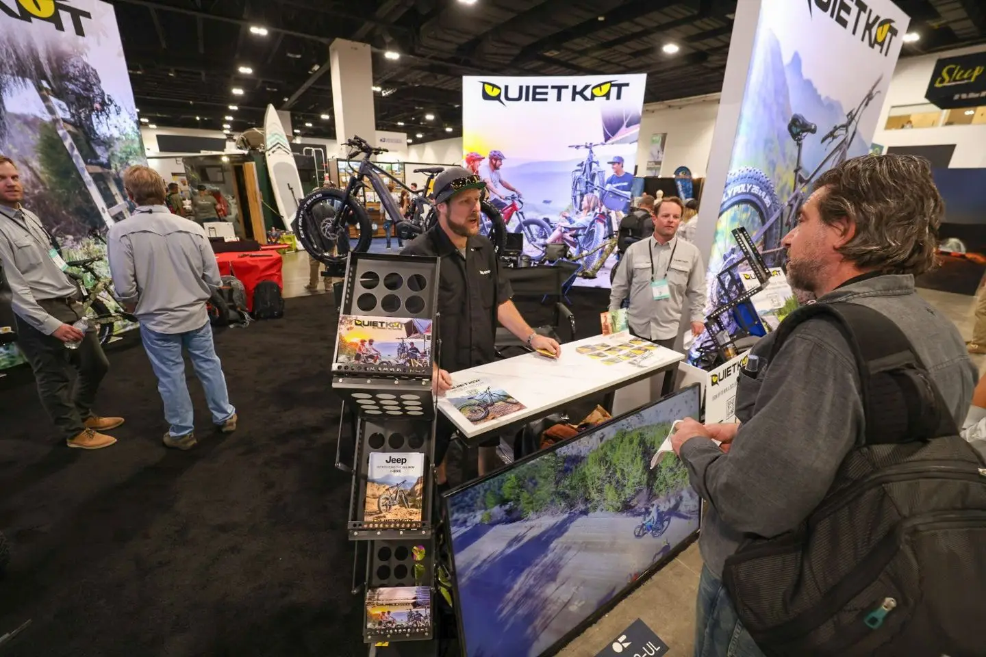 Design personalizzato per cabina per esposizione commerciale 20x20 per supporto espositivo riutilizzabile Philly Bike Expo