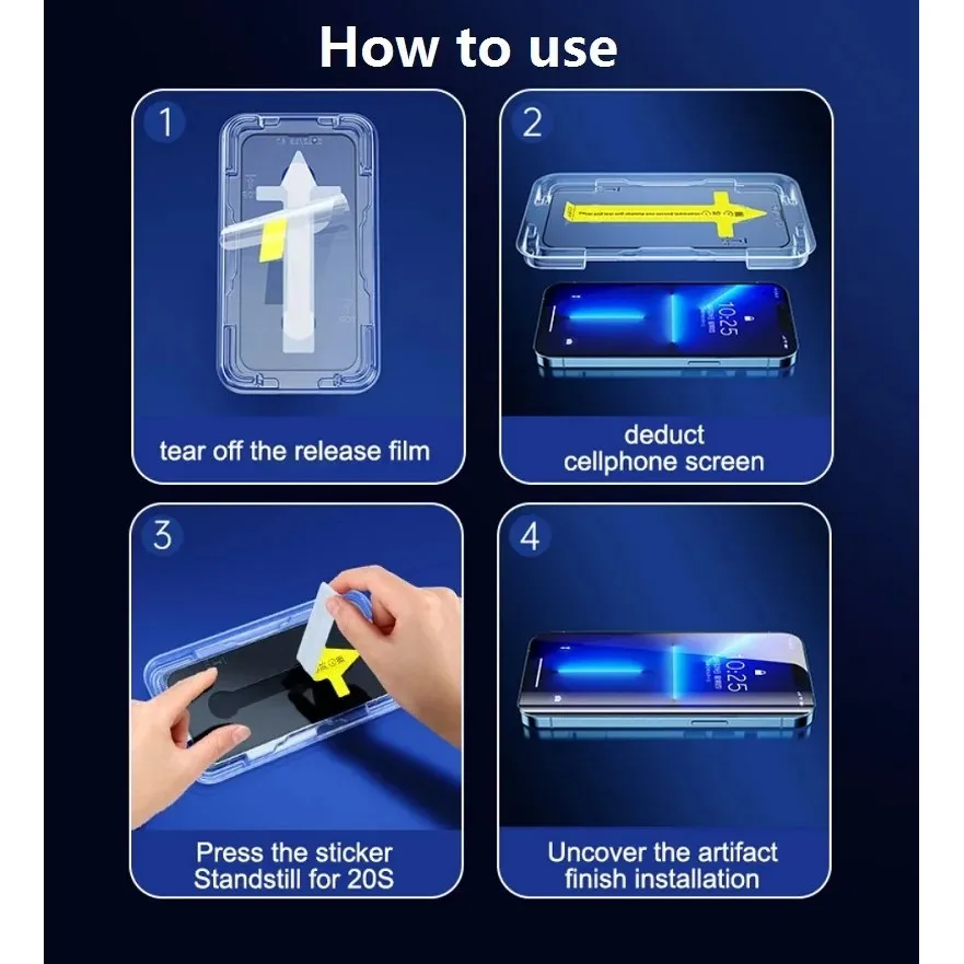 Защитная пленка для экрана Huawei Nova 13 Pro 12 Ultra 11 10 9 8 7 Pro, закаленное стекло, инструмент для автоматической установки маники