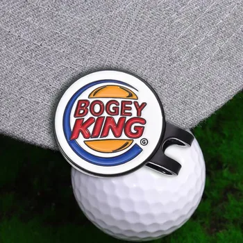 Bogey Ball King Kreatywne klipsy do czapek golfowych Magnetyczny klips do czapek golfowych Modny prezent dekoracyjny dla miłośnika golfa