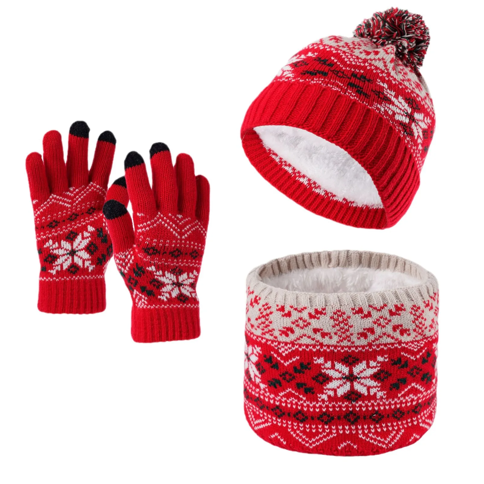 Adatto per 8-10 anni Guanti sciarpa per cappelli di lana per bambini europei e americani per neonati con cappelli ispessiti