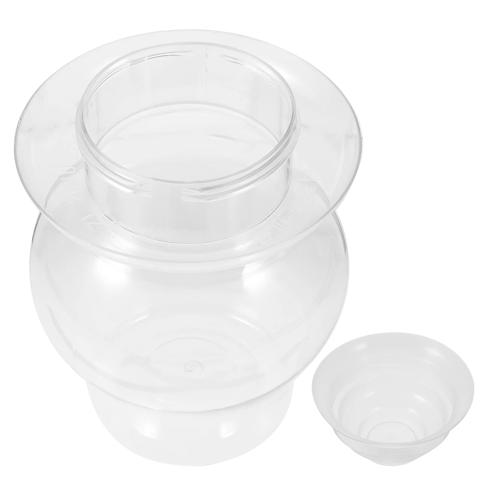 Plastic Kimchi Jar Fermentation Pickle Kitchen Vegetables Pickling Container Sauerkraut